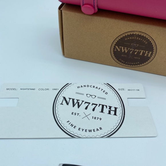 NW 77th Eyewear Nightstand Grey Petite Ophthalmic Frame *Handcrafted in USA* - Picture 2 of 13